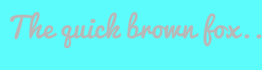 Image with Font Color B8B8B8 and Background Color 5DFCFC